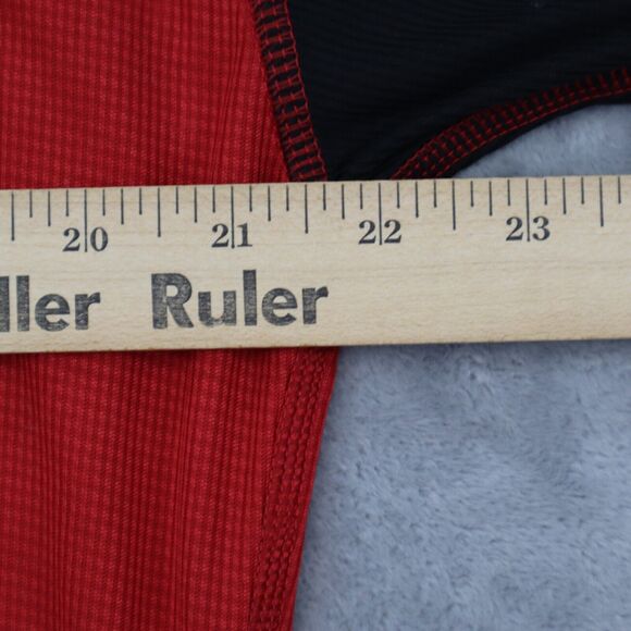 Canari Shirt Mens L Red Short Sleeve Full Zip Back Pockets Cycling Outwear - Picture 3 of 14